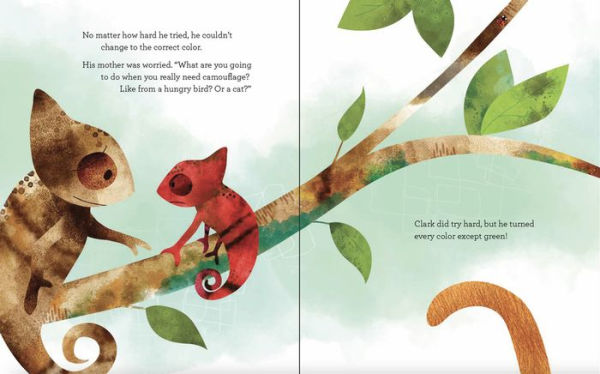 Clark the Colorblind Chameleon