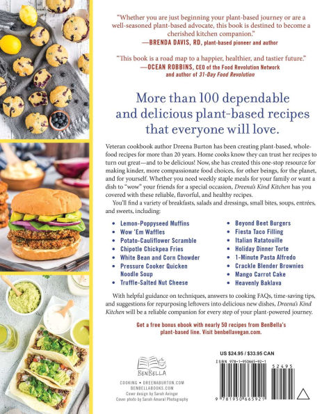 Dreena's Kind Kitchen: 100 Whole-Foods Vegan Recipes to Enjoy Every Day