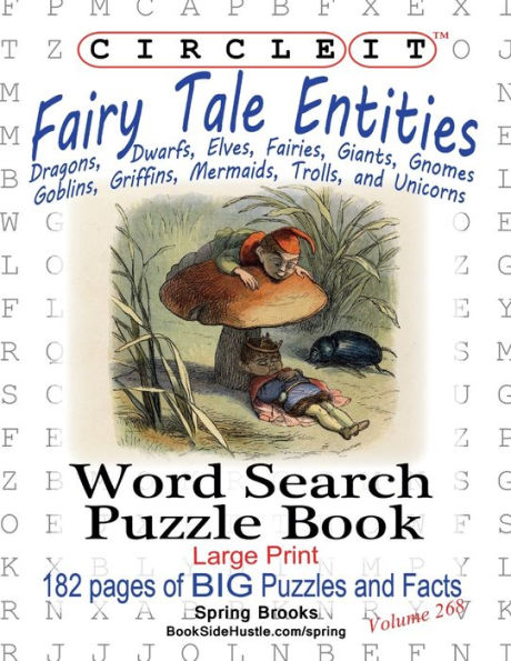 Circle It, Fairy Tale Entities, Word Search, Puzzle Book