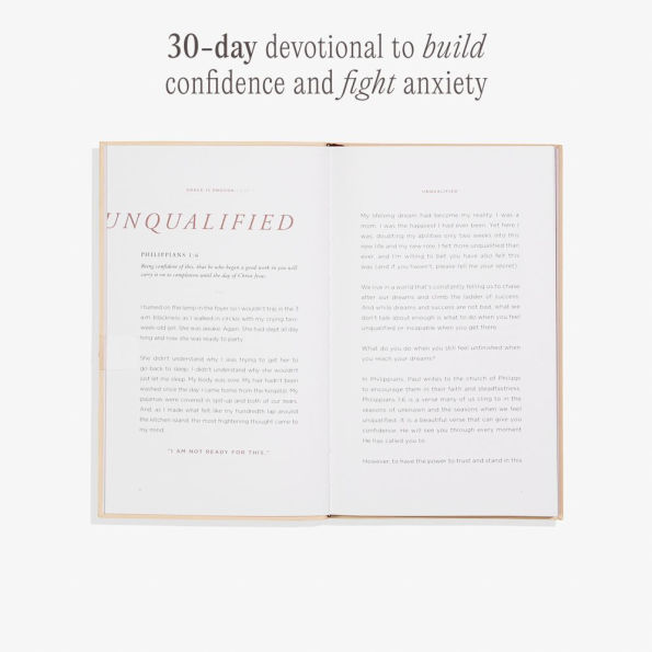 Grace Is Enough: A 30-Day Christian Devotional to Help Women Turn Anxiety and Insecurity into Confidence