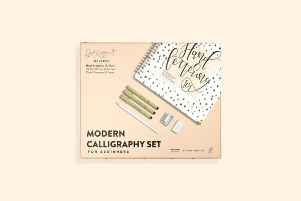 Modern Calligraphy Set for Beginners: A Creative Craft Kit for Adults featuring Hand Lettering 101 Book, Brush Pens, Calligraphy Pens, and More