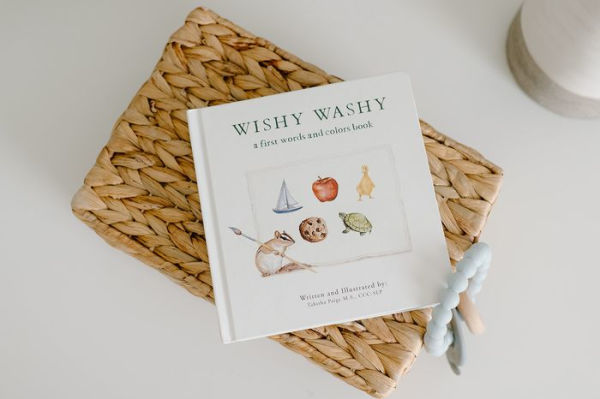 Wishy Washy: A Board Book of First Words and Colors for Growing Minds