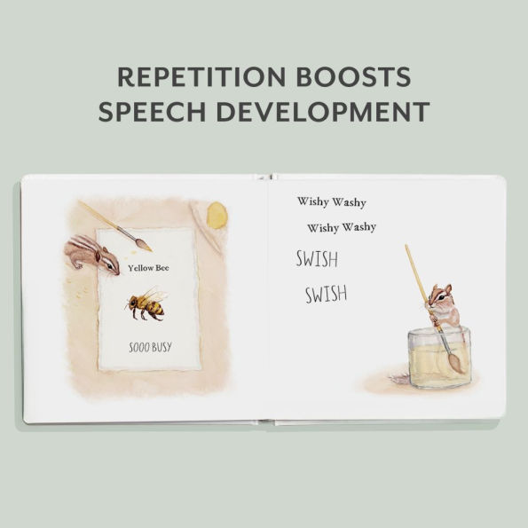 Wishy Washy: Imitation Book Featuring First Words and Colors