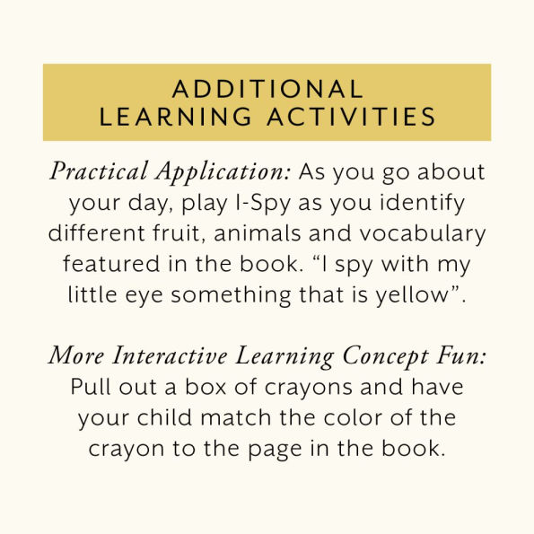 Wishy Washy: Imitation Book Featuring First Words and Colors