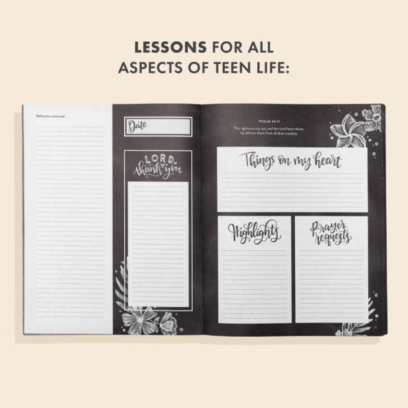 Prayer Journal for Teen Girls: 52-Week Scripture, Devotional, & Guided Prayer Journal