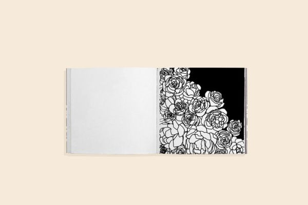 Bloom (Mini): Pocket-Sized Stocking Stuffer 5-Minute Floral Coloring Book for Kids, Teens and Adults
