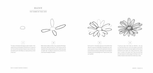 How To Draw Modern Florals (Mini): A Pocket-Sized Road Trip Book (Christmas Stocking Stuffer Edition)