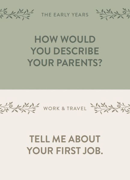 Meaningful Conversations with My Grandparents: 100 Interactive Conversation Card s for Families