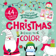 Title: Christmas Cards to Color: 44 Tear Out Cards!, Author: Clever Publishing