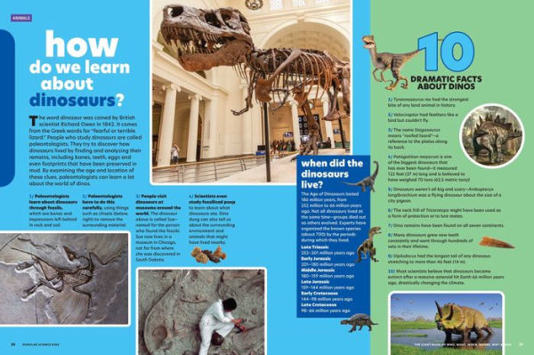 Popular Science Kids: The Giant Book of Who, What, When, Where, Why & How: 1,001 Fascinating Facts for Kids