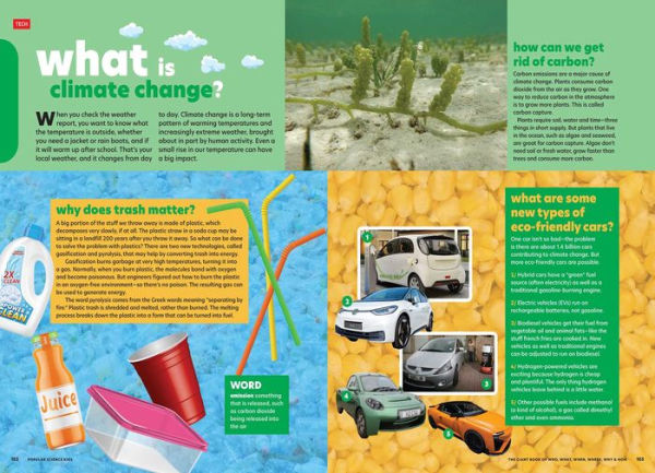 Popular Science Kids: The Giant Book of Who, What, When, Where, Why & How: 1,001 Fascinating Facts for Kids