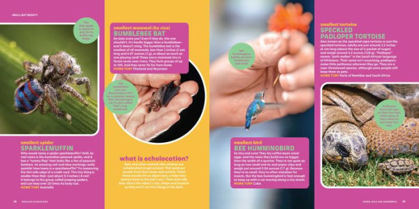 Popular Science Kids: Weird, Wild & Wonderful: 275 Amazing Animals From Tiny to Tall, Furry to Feathered, Creepy to Cute