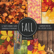 Title: Fall Scrapbook Paper Pad 8x8 Scrapbooking Kit for Papercrafts, Cardmaking, Printmaking, DIY Crafts, Nature Themed, Designs, Borders, Backgrounds, Patterns, Author: Crafty as Ever