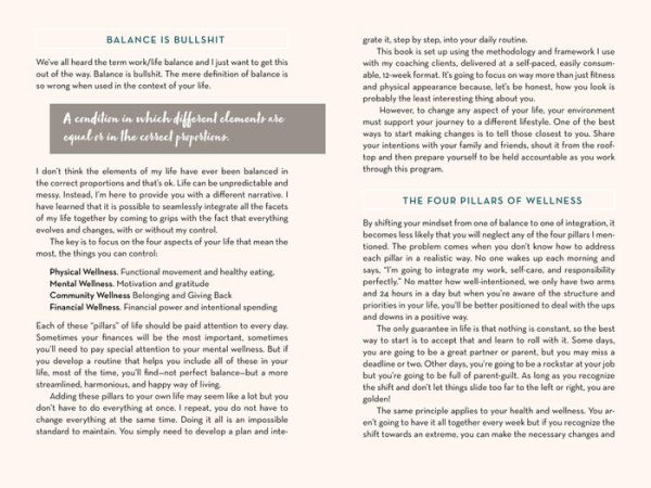 Balance Is Bullshit: A Realistic Approach to Integrating Healthier Habits into Your Life