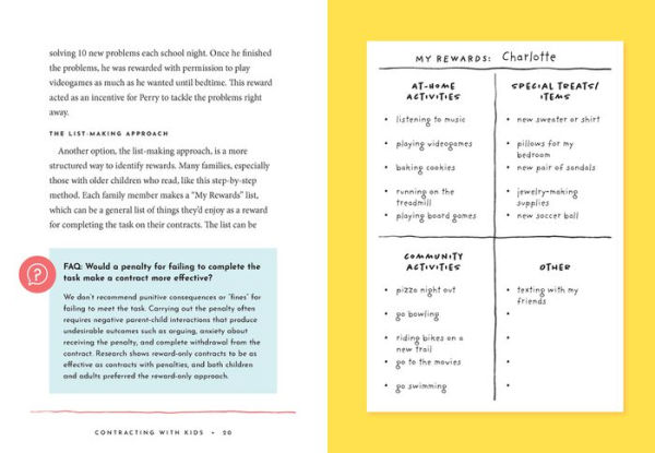 Let's Make a Contract: A Positive Way to Change Your Child's Behavior
