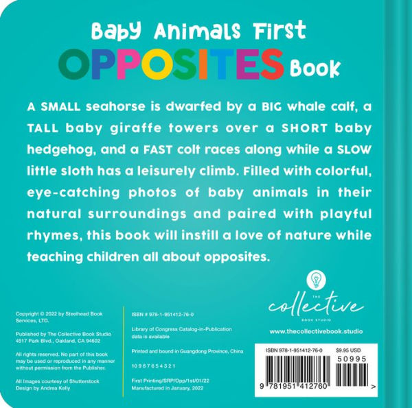 Baby Animals First Opposites Book