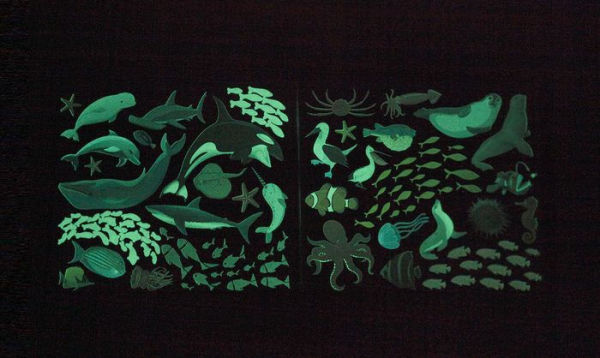 Your Bedroom is an Ocean!: Bring the Sea Home with Reusable, Glow-in-the-Dark (BPA-free!) Stickers of Sharks, Whales, Dolphins, Octopus, Narwhals, and Jellyfish!