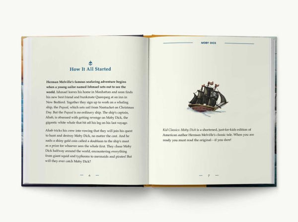 Moby Dick - Kid Classics: The Classic Edition Reimagined Just-for-Kids!