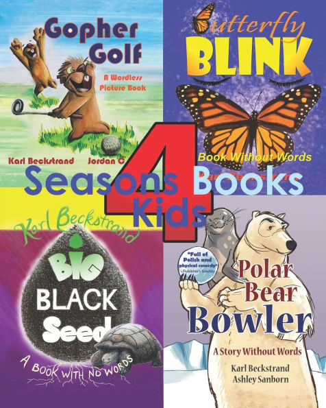 4 Seasons Books for Kids: A Wordless Collection for Beginning Readers