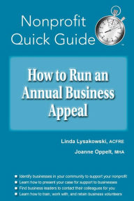 Title: How to Run an Annual Business Appeal, Author: Linda Lysakowski