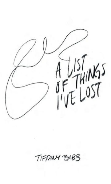 A List of Things I've Lost
