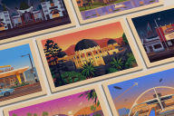 Title: Golden Hour Postcards: The Architectural Treasures of Los Angeles, Author: George Townley