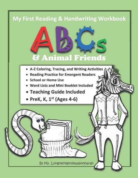My First Reading & Handwriting Workbook: ABCs & Animal Friends
