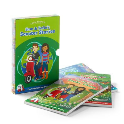 Little Passports: Sam & Sofia's Scooter Stories Boxed Set 2