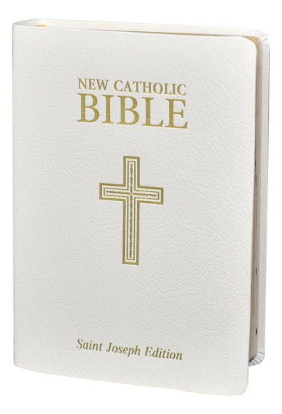 New Catholic Bible-Medium Print (White)