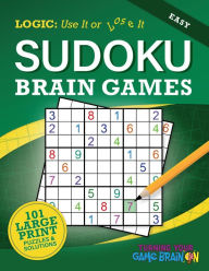 Title: Easy Sudoku Brain Games, Author: Chris Saldrick