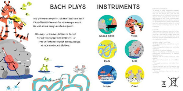 Baby Bach: A Classical Music Sound Book (With 6 Magical Melodies)