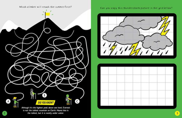 Brain Boosters Planet Earth Puzzles (with Neon Colors): Activities For Boosting Problem-Solving Skills