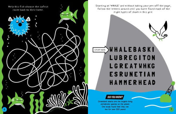 Brain Boosters Under the Sea Puzzles (with neon colors): Activities For Boosting Problem-Solving Skills