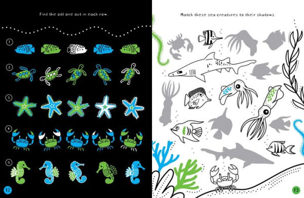 Brain Boosters Under the Sea Puzzles (with neon colors): Activities For Boosting Problem-Solving Skills
