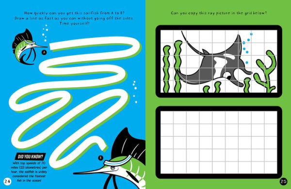 Brain Boosters Under the Sea Puzzles (with neon colors): Activities For Boosting Problem-Solving Skills