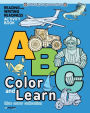 ABC color and learn. Blue cover collection: Reading and writing readiness activity book