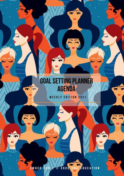 Goal Setting Planner Agenda 2021: Women Motive