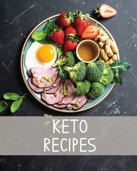 Keto Recipe Book: Ketogenic Blank Recipe Journal, Keto Notebook, Organizer For Recipe Collection, Macros Tracker Counter, Keto Diet Write In Cookbook