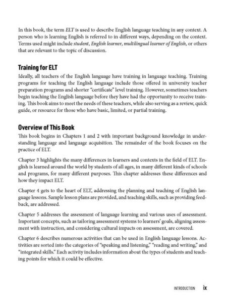 ELT Basics: A Beginner's Guide to English Language Teaching