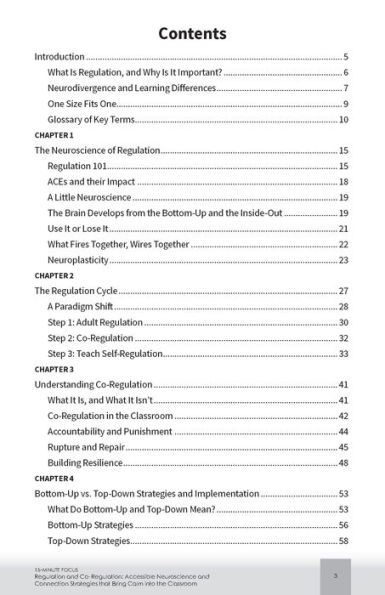 15-Minute Focus: Regulation and Co-Regulation: Accessible Neuroscience and Connection Strategies that Bring Calm into the Classroom: Brief Counseling Techniques that Work