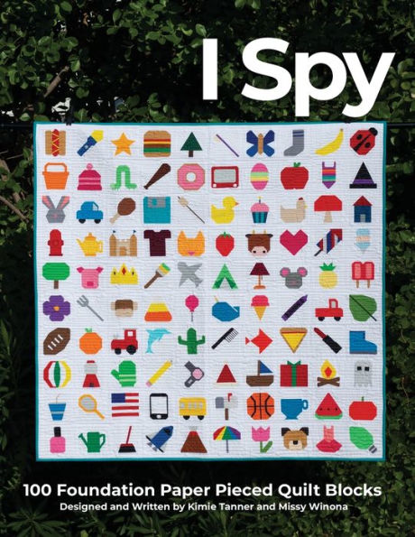 I Spy 100 Foundation Paper Pieced Quilt Blocks