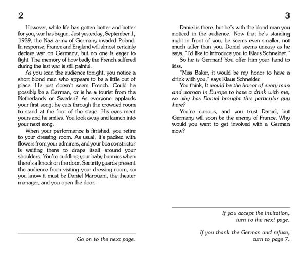 Choose Your Own Adventure Spies: Josephine Baker