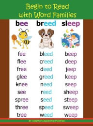 Title: Begin to Read with Word Families, Author: Habakkuk Educational Materials