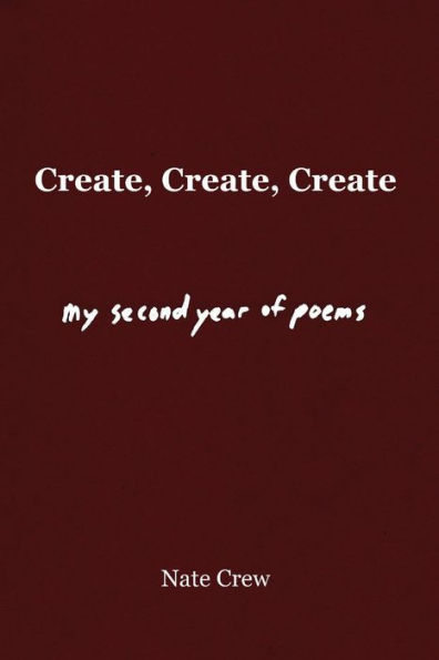 Create, Create, Create: My Second Year of Poems