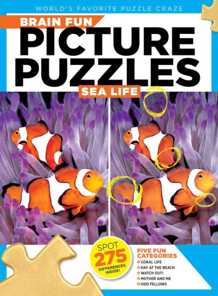 Brain Fun Picture Puzzles Sea Life