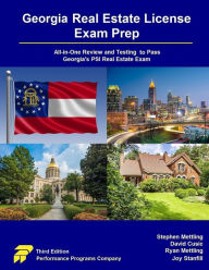 Title: Georgia Real Estate License Exam Prep: All-in-One Review and Testing to Pass Georgia's PSI Real Estate Exam, Author: Stephen Mettling