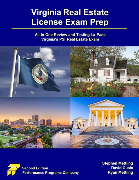 Virginia Real Estate License Exam Prep: All-in-One Review and Testing to Pass Virginia's PSI