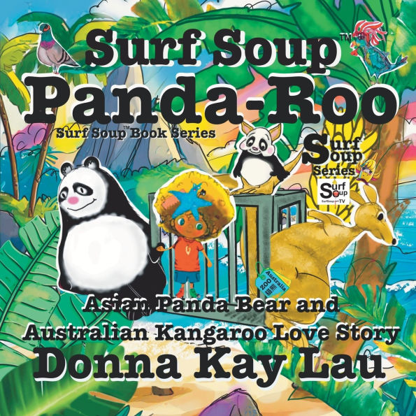 Surf Soup Panda-Roo: Asian Panda Bear and Australian Kangaroo Love Story