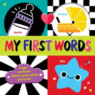 Title: My First Words: High-contrast black-and-white pictures, Author: Clever Publishing