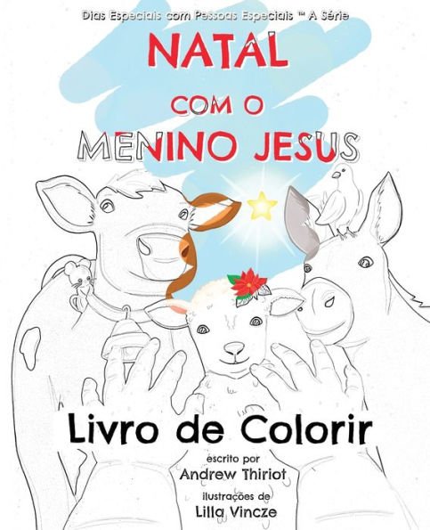 Natal com o Menino Jesus: Livro de Colorir